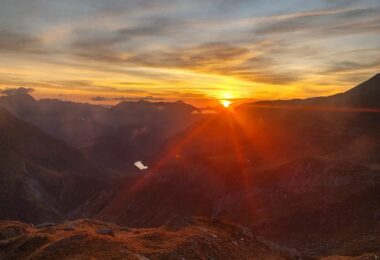 Coucher De Soleil Avec Les Guides De Megeve