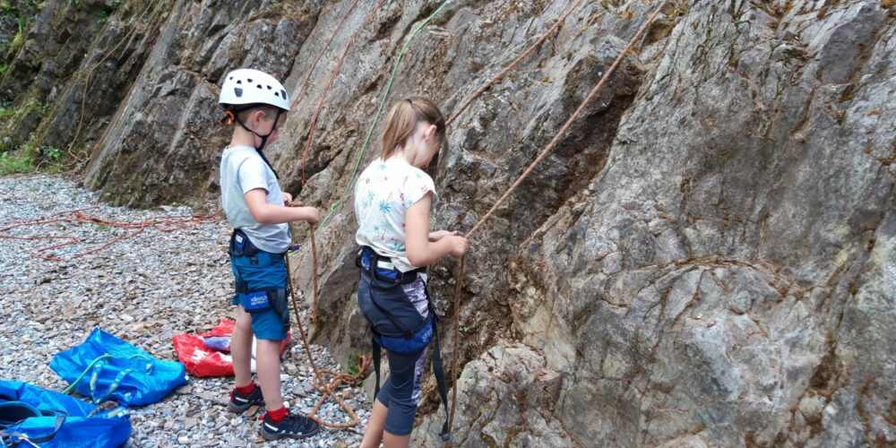 escalade falaise megeve